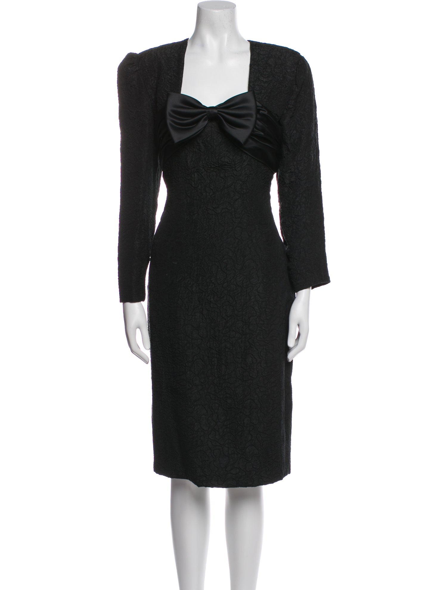 CH Carolina Herrera Silk Midi Length Dress