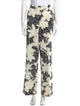 CH Carolina Herrera Floral Print Wide Leg Pants