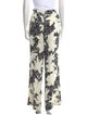 CH Carolina Herrera Floral Print Wide Leg Pants