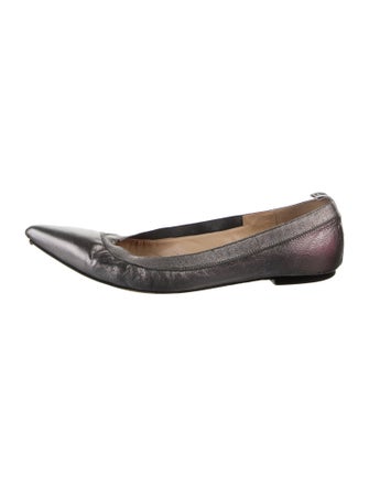 CH Carolina Herrera Leather Ballet Flats
