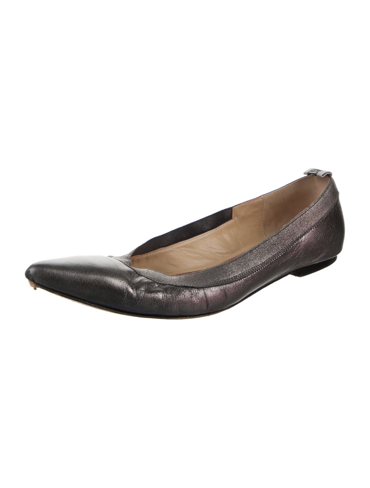 CH Carolina Herrera Leather Ballet Flats