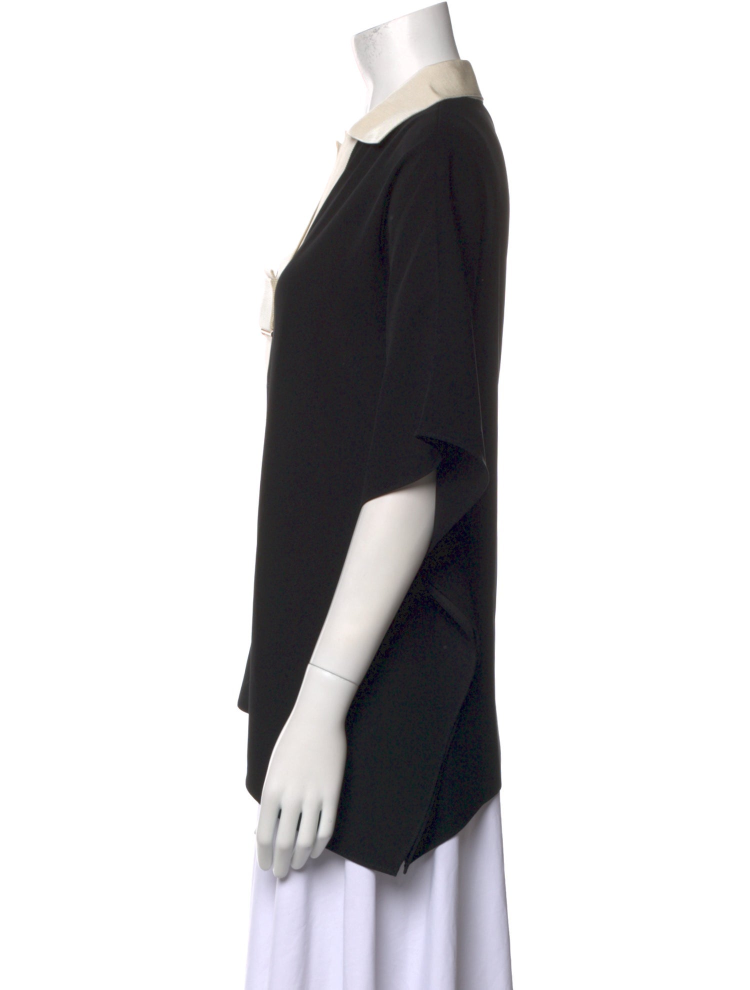 CH Carolina Herrera Colorblock Pattern Short Sleeve Polo