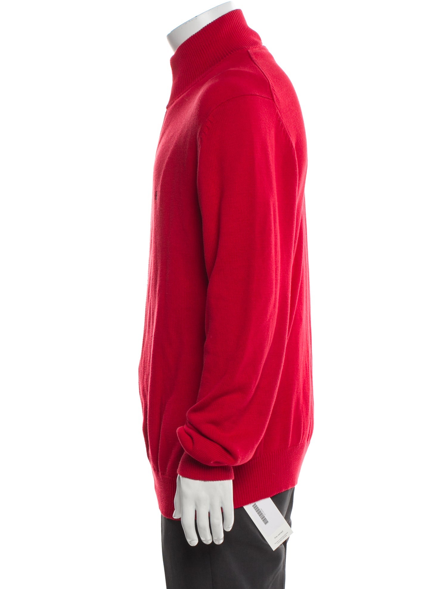 CH Carolina Herrera Mock Neck Long Sleeve Cardigan