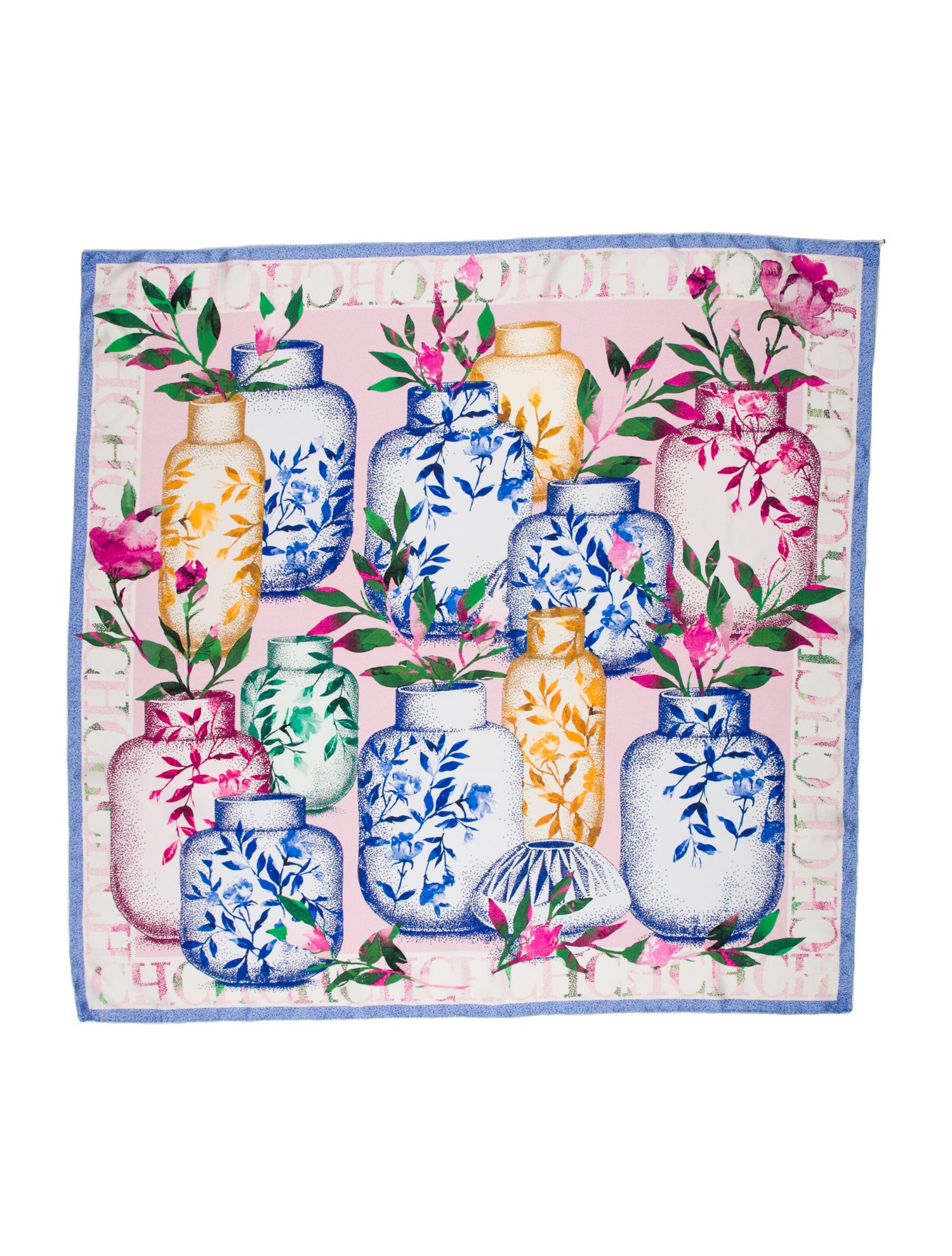 CH Carolina Herrera Silk Printed Scarf