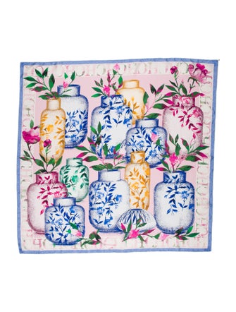 CH Carolina Herrera Silk Printed Scarf