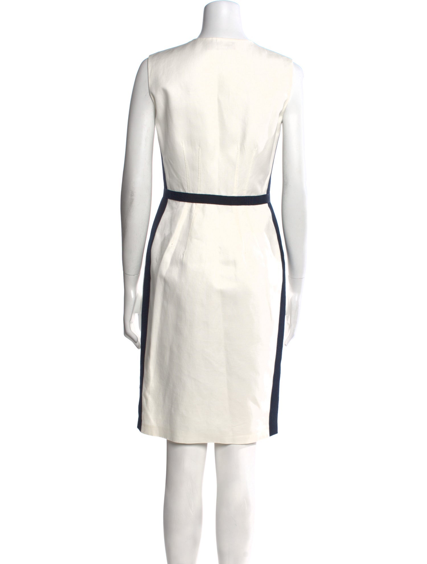 CH Carolina Herrera Striped Knee-Length Dress