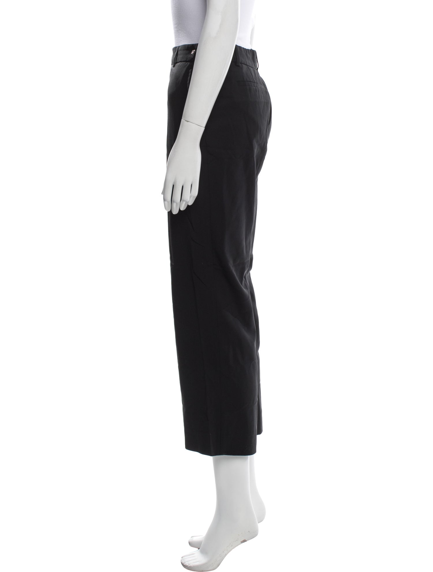CH Carolina Herrera Virgin Wool Wide Leg Pants