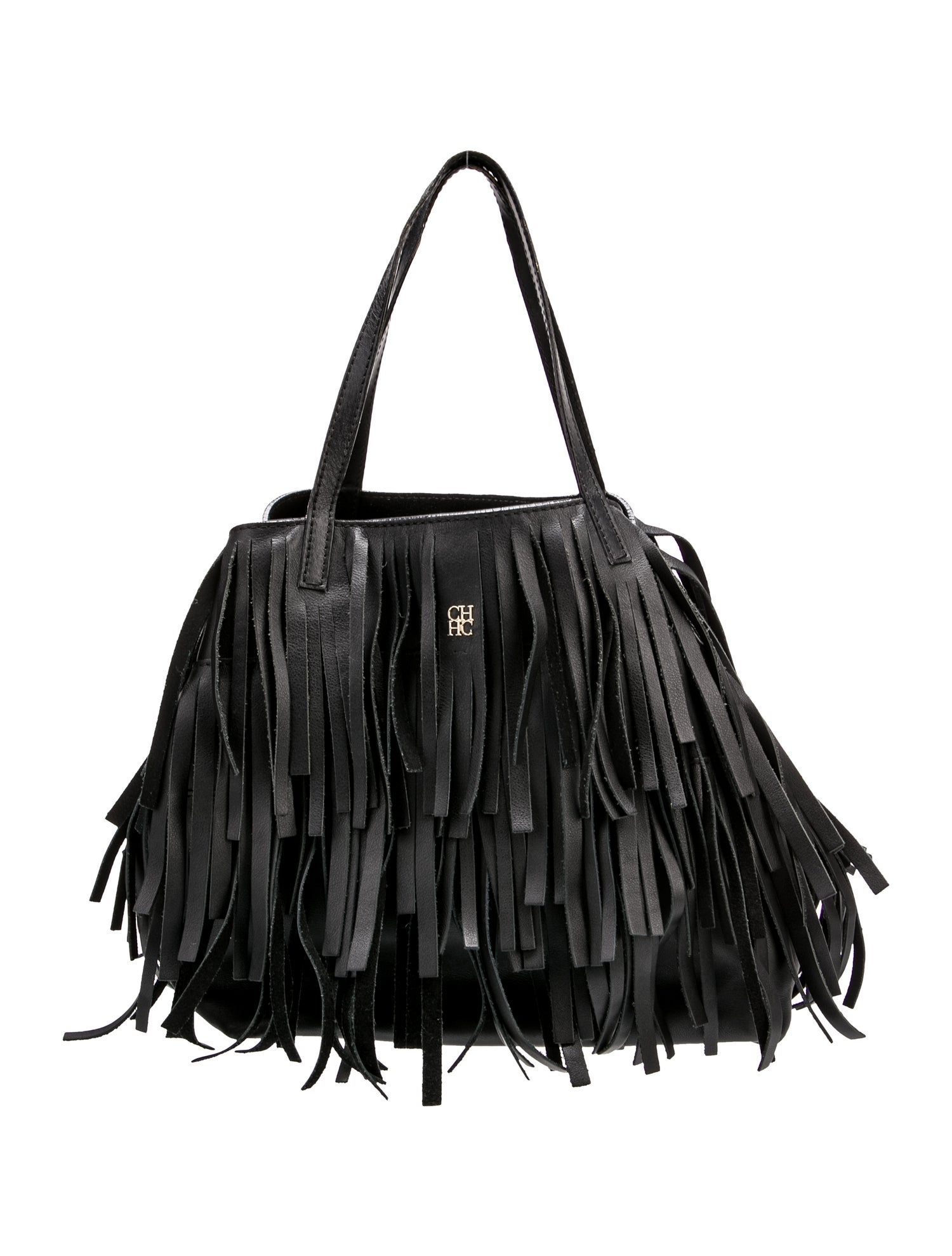 CH Carolina Herrera Leather Evening Bag