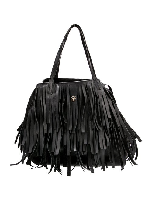 CH Carolina Herrera Leather Evening Bag