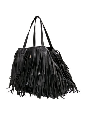 CH Carolina Herrera Leather Evening Bag