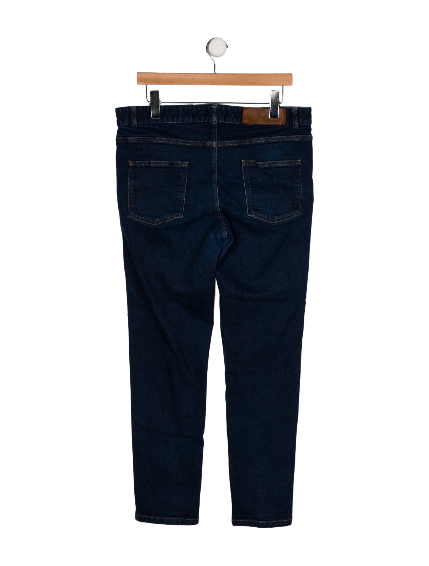 CH Carolina Herrera Mid-Rise Straight Leg Jeans
