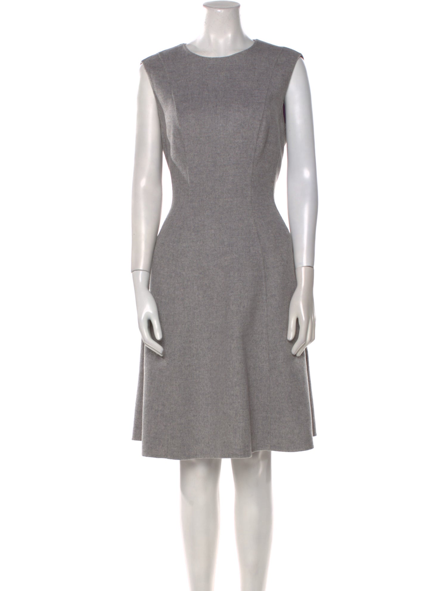 CH Carolina Herrera Wool Knee-Length Dress