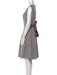 CH Carolina Herrera Wool Knee-Length Dress