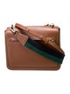 CH Carolina Herrera Leather Messenger Bag