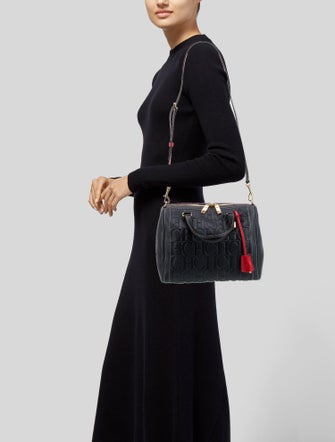 CH Carolina Herrera Leather Shoulder Bag