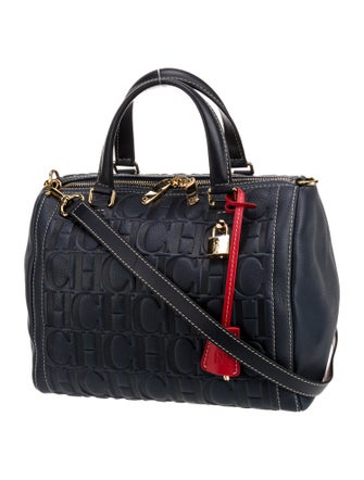 CH Carolina Herrera Leather Shoulder Bag