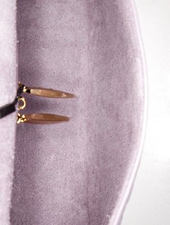 CH Carolina Herrera Leather Messenger Bag