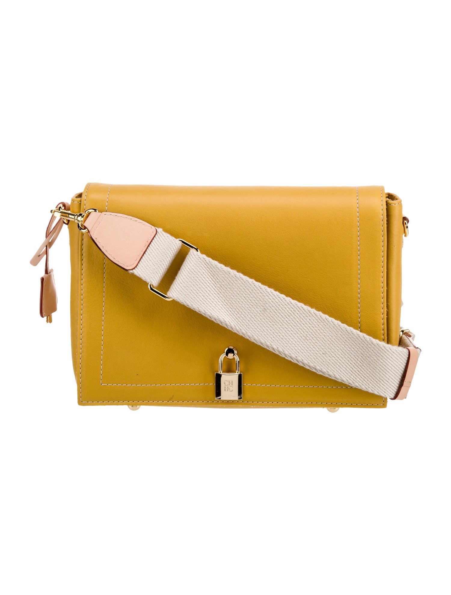 CH Carolina Herrera Leather Crossbody Bag