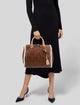 CH Carolina Herrera Leather Top Handle Bag