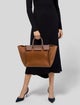 CH Carolina Herrera Leather Top Handle Bag