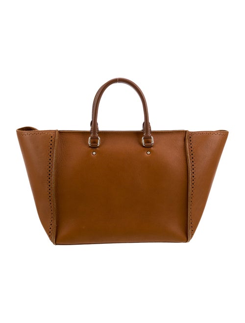 CH Carolina Herrera Leather Top Handle Bag