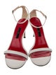 CH Carolina Herrera Patent Leather Sandals