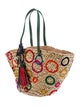 CH Carolina Herrera Raffia Tote