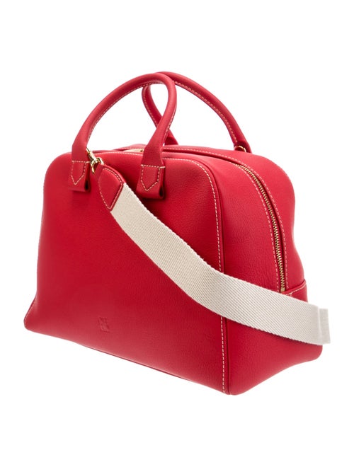 CH Carolina Herrera Leather Top Handle Bag