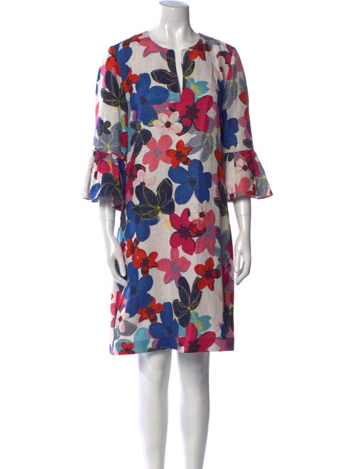 CH Carolina Herrera Silk Knee-Length Dress