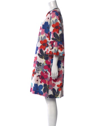 CH Carolina Herrera Silk Knee-Length Dress