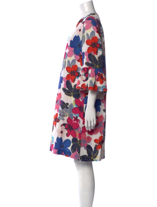 CH Carolina Herrera Silk Knee-Length Dress