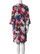 CH Carolina Herrera Silk Knee-Length Dress