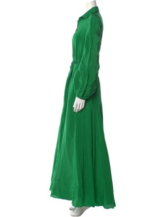 CH Carolina Herrera Silk Long Dress