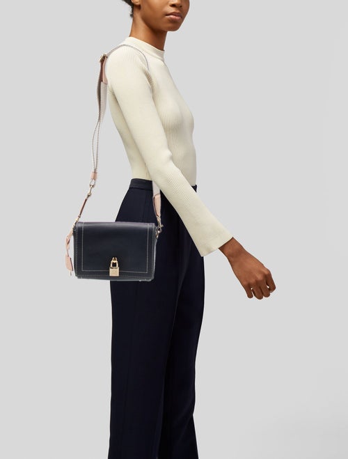 CH Carolina Herrera Leather Shoulder Bag
