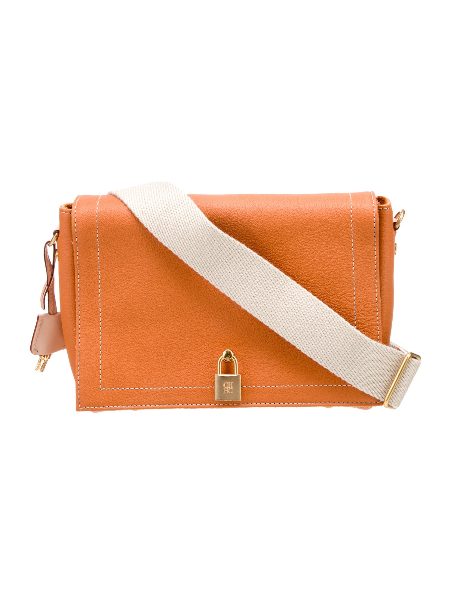 CH Carolina Herrera Leather Shoulder Bag