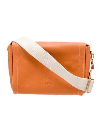 CH Carolina Herrera Leather Shoulder Bag