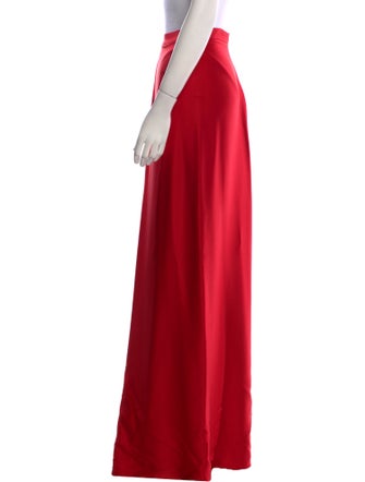 CH Carolina Herrera Silk Long Skirt
