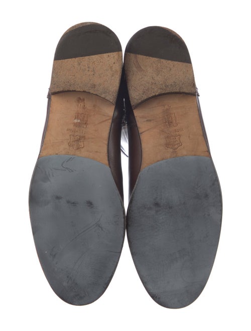 CH Carolina Herrera Leather Combat Boots