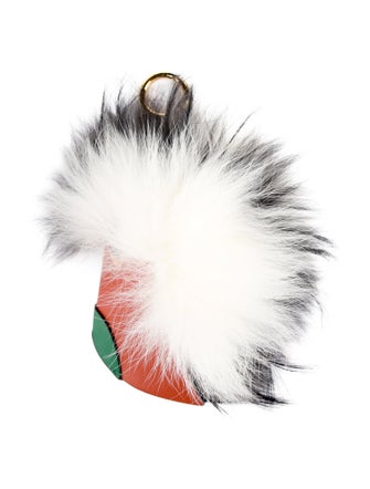 CH Carolina Herrera leather keychain