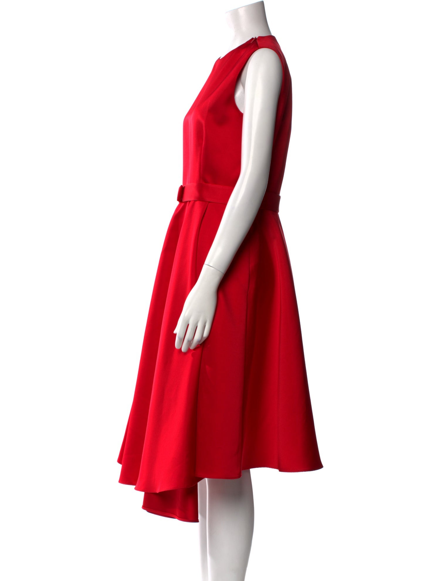CH Carolina Herrera Crew Neck Midi Length Dress