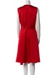 CH Carolina Herrera Crew Neck Midi Length Dress