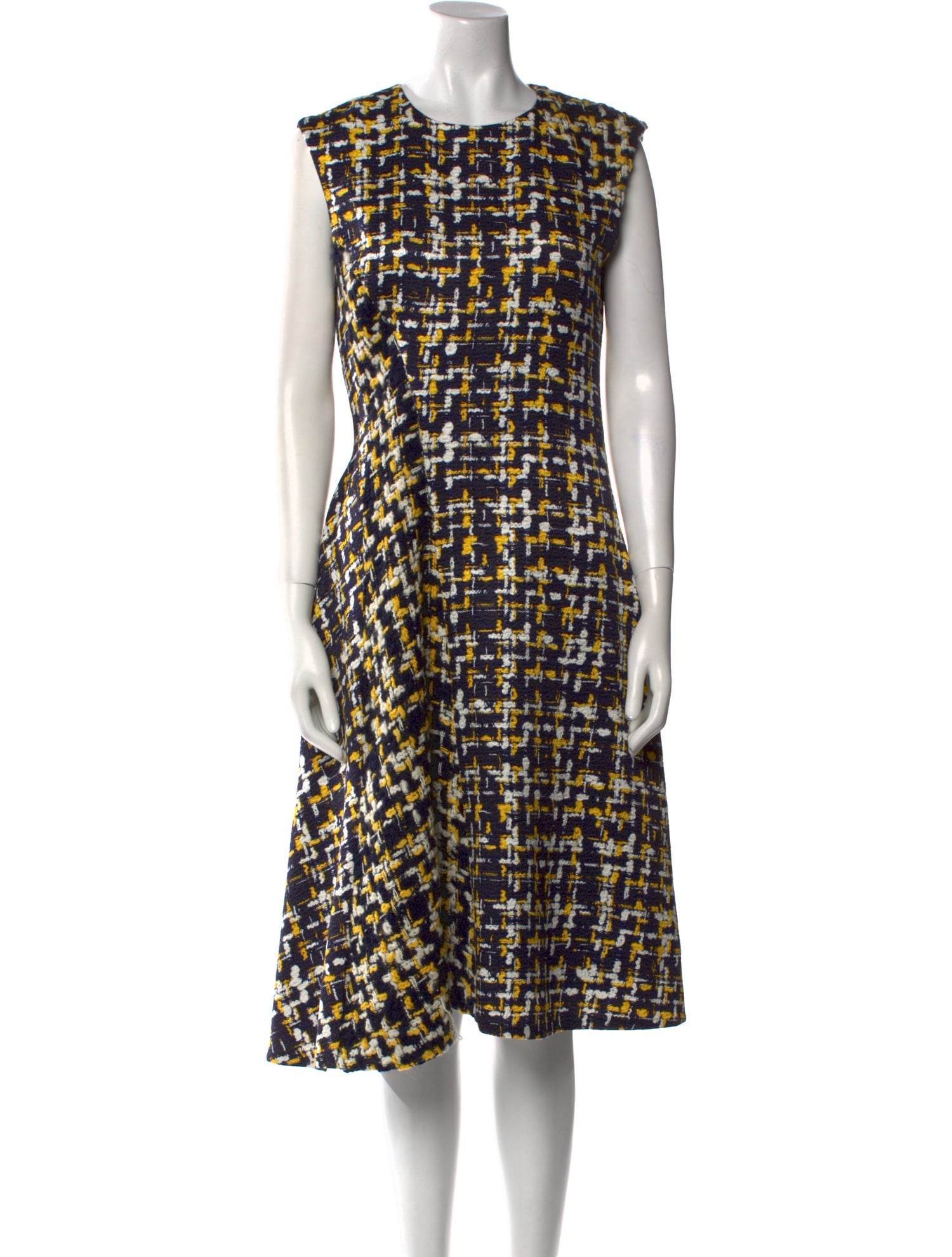 CH Carolina Herrera Printed Midi Length Dress