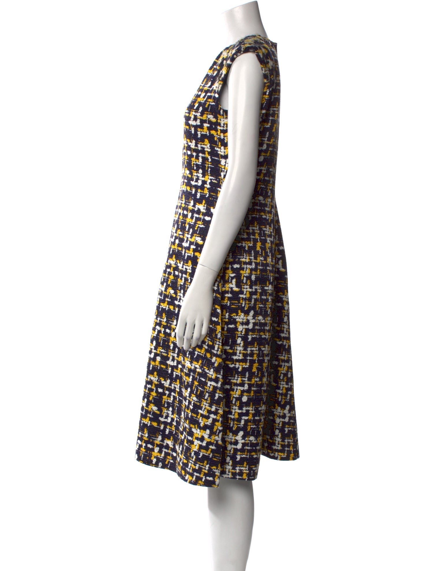 CH Carolina Herrera Printed Midi Length Dress