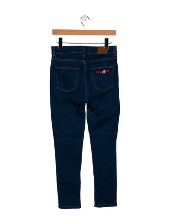 CH Carolina Herrera Mid-Rise Skinny Leg Jeans