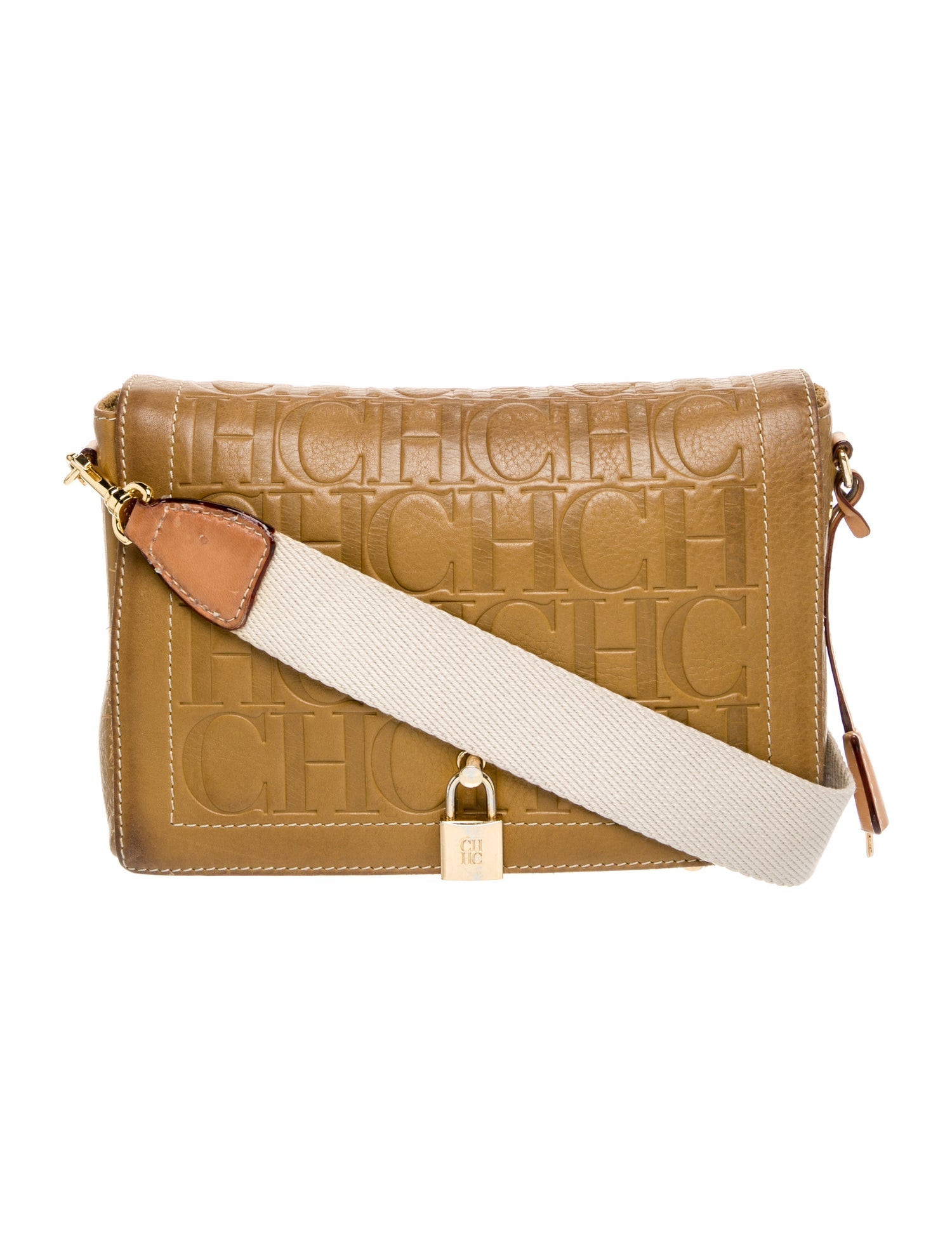 CH Carolina Herrera Leather Crossbody Bag
