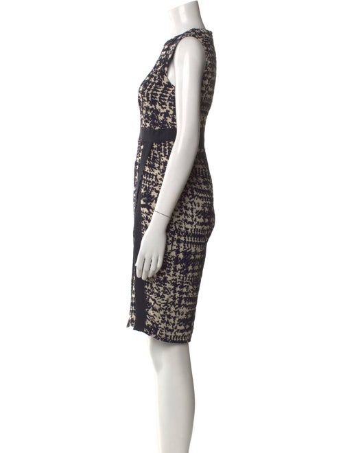CH Carolina Herrera Printed Knee-Length Dress