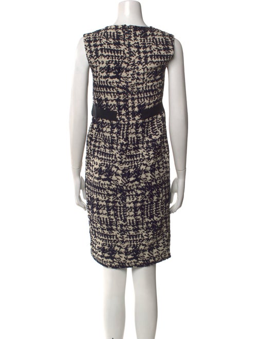 CH Carolina Herrera Printed Knee-Length Dress