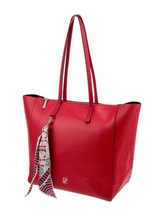 CH Carolina Herrera Leather Tote