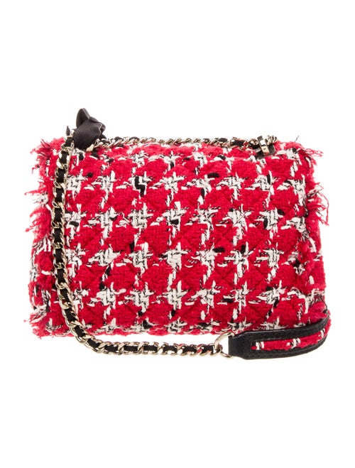 CH Carolina Herrera Tweed Shoulder Bag