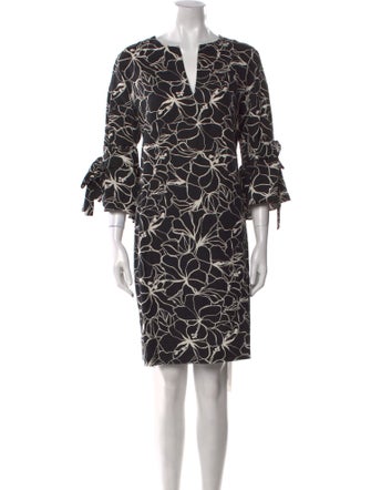 CH Carolina Herrera Silk Mini Dress